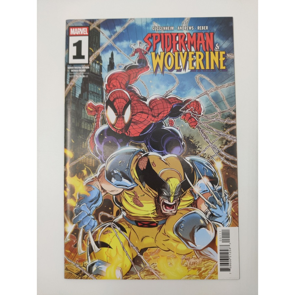 Spider-Man Wolverine 1 Marvel Comics Bonus Digital Edition‎